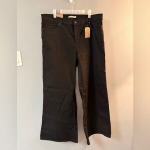 Levi’s 318 Shaping Wide Leg Jeans | Black | 34x32 | NWT